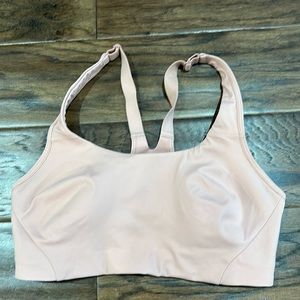 Pink lululemon sports bra